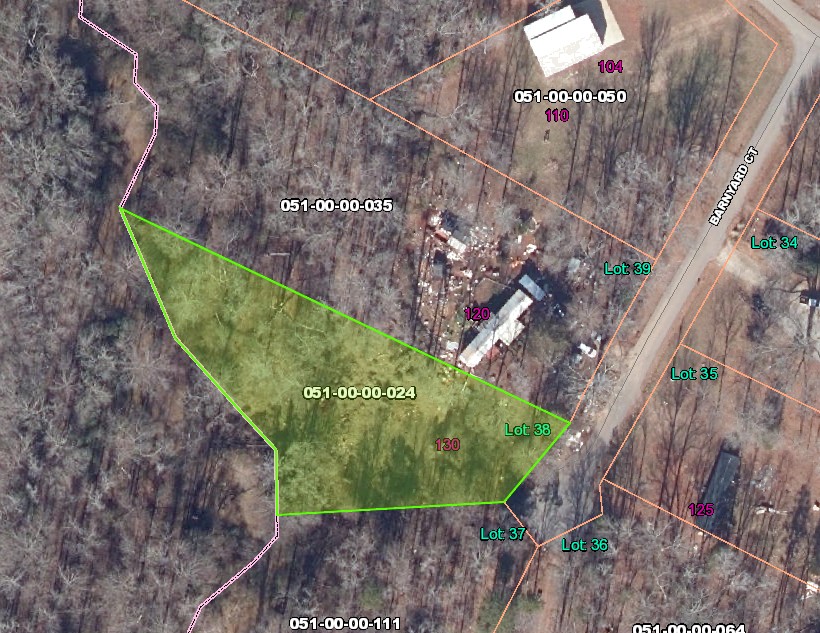 Wooded Lot — 130 Barnyard Court, Gray Court, SC