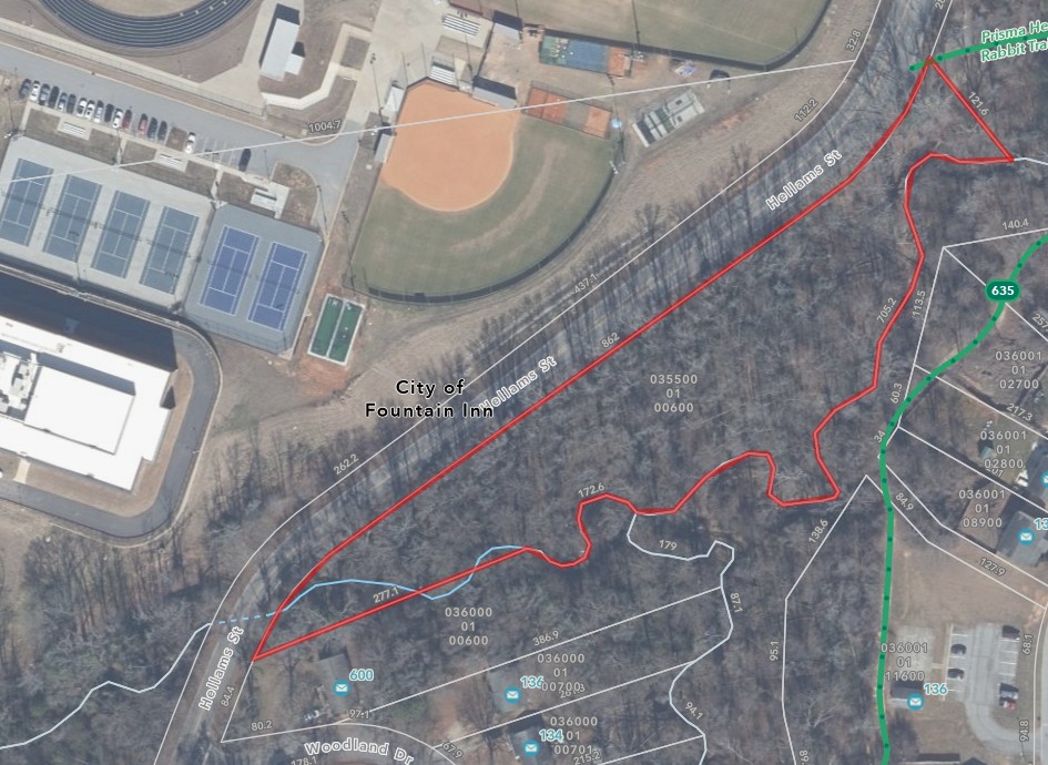 ± 2.5 Acres — Hellams Street Extension, Fountain Inn, SC
