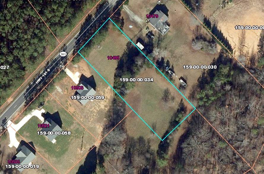Cleared Homesite — 10495 Hwy 101 S, Gray Court, SC